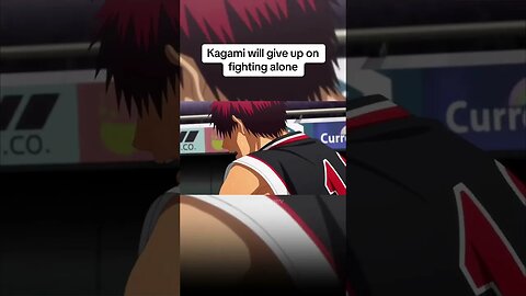 Kagami will give up on fighting alone 😁 #anime #kurokonobasket #fyp