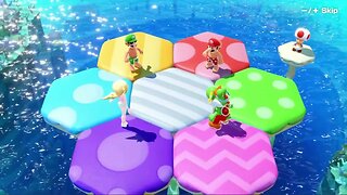 Mario Party Superstars ☀️Beach Minigames - Luigi Yoshi Rosalina Mario