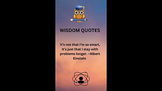 WISDOM AND GENIUS #shorts #wisdom #quotes LIVE STREAM