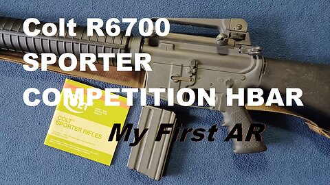 "My first AR" Pre-Ban era Colt R6700 SPORTER COMPETITION HBAR CAL. 223, 5.56 NATO 1/9