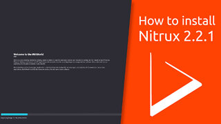 How to install Nitrux 2.2.1