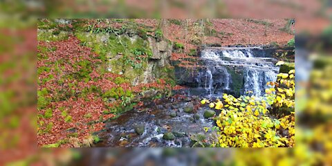 Relax& waterfall sound& meditation