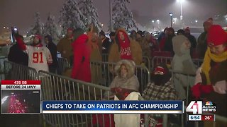 Chiefs fans camp outside Arrowhead Stadium to buy tickets