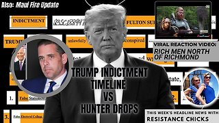 FULL SHOW: Epic Oliver Anthony Reaction Video; Trump Indictment Timeline vs Hunter Drops 8/18/23