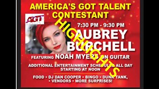 SHORT: Aubrey Burchell l Concert l America's Got Talent l Traveling with Tom l July 30, 2022