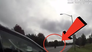Biker Speeds By Officer Giving A Ticket — Watch How This Unfolded