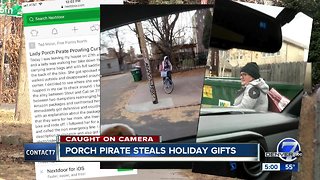 Porch pirate strikes twice in a day, steals gifts from 2-year-old