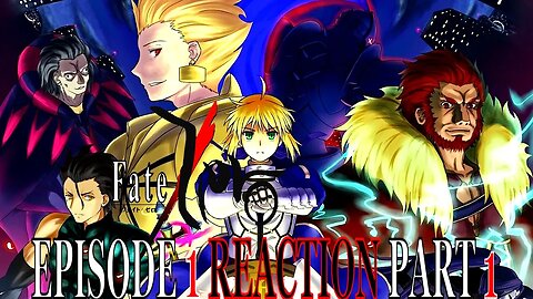 Fate/Zero Episode 1 PART 1 REACTION | "Summoning Ancient Heroes" s01e01