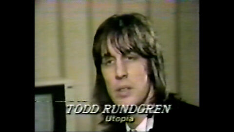 November 1982 - Preview of Todd Rundgren & Utopia Cable Concert on 'Entertainment Tonight'