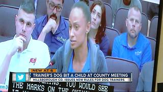 Boy attacked by dog before Hillsborough County meeting about dog training