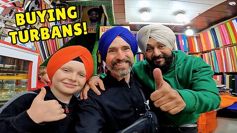 FOREIGNERS wear TURBANS in Amritsar, INDIA and this is what HAPPENED 🇮🇳