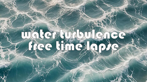 Ocean water turbulence Royalty-free waves video loop