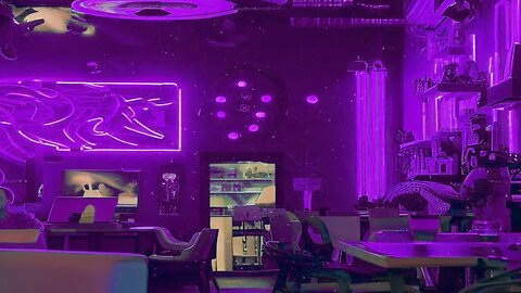 ✨ Stardust Girl visits local Lofi Spaceport and stops at Cybercafe 🚀💫
