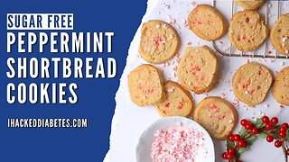 Sugar Free Peppermint Shortbread Cookies Recipe