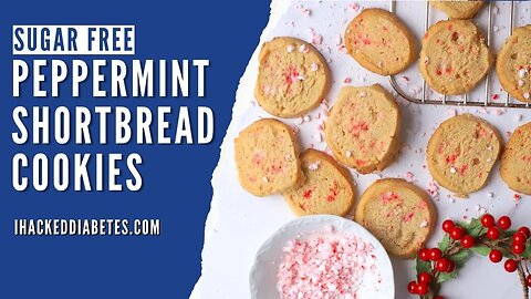 Sugar Free Peppermint Shortbread Cookies Recipe