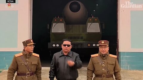 Kim Jong-un stars in film of missile launch on North Korean TV