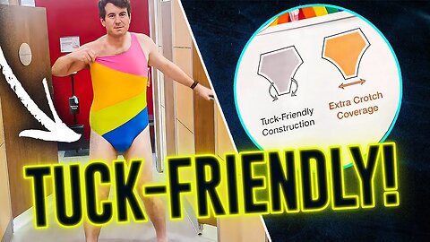 Alex Stein Trys Target’s Viral "Tuck-Friendly" Swimsuit
