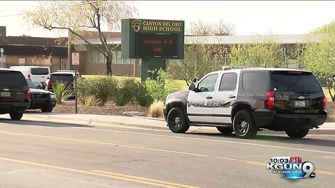 A Canyon del Oro High School student was arrested Wednesday, for allegedly threatening the school's safety