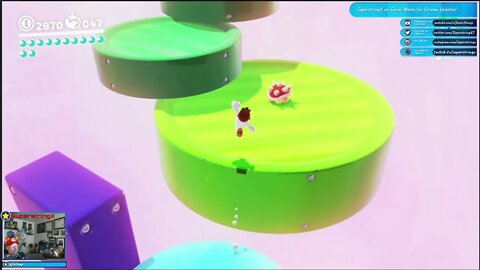 Super Mario Odyssey: Spinning Athletics End Goal Playthrough Moon Challenge