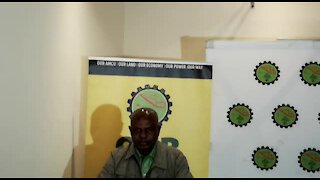 SOUTH AFRICA - Johannesburg - AMCU briefing on strike intention (Video) (9iE)