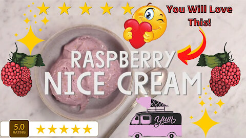 Raspberry Nice Cream Recipe