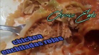The best ever chicken enchiladas rojas review