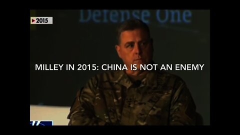 Milley in 2015: China Is Not an Enemy