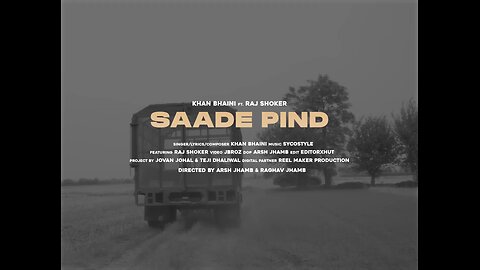 Sade pind Khan bhaini new song
