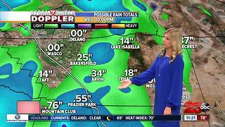 Tracking the first storm of the season with cooler temperatures and rain chances