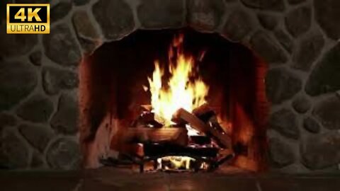 3 Hours of Relaxing 4k Fireplace Sounds to Help You End The Day Stress-Free!