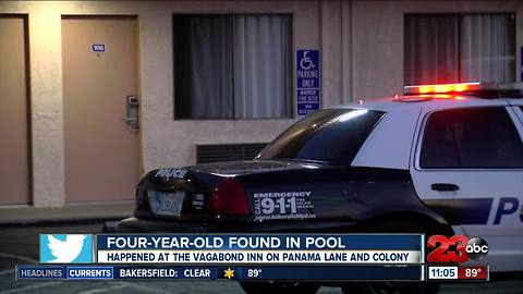 Four-year-old nearly drowns in South Bakersfield