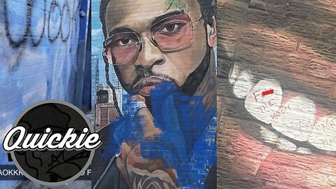Pop Smoke MURAL VANDALIZED FOR THE 3rd TIME THIS YEAR!