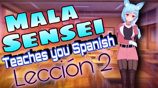 ASMR ROLEPLAY 👠 Mala SENSEI is your Spanish Teacher 📚 (Lesson 2)