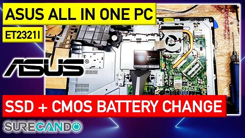 Revitalize Your Asus All-in-One! SSD Upgrade & CMOS Battery Swap Made Easy