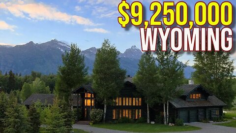 Wyoming $9,250,000 Mountain Mega Mansion