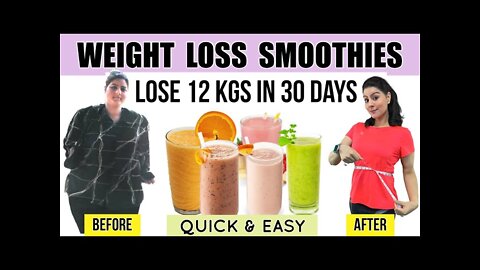 5 Healthy Breakfast Smoothies For Weight Loss | Easy Smoothie Recipes | Best Healthy Smoothies