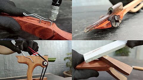 Best DIY slingshot | 4 amazingly simple ways to make a slingshot | Wood Art TG