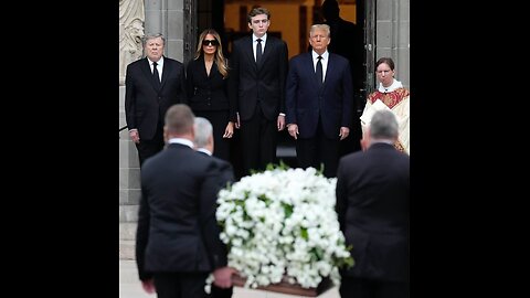 FIRST FAMILY TRUMP💔🇺🇸🌹💒FIRST LADY MELANIA TRUMP ATTENDS MOTHER’S FUNERAL💔🇺🇸🥀💒⭐️
