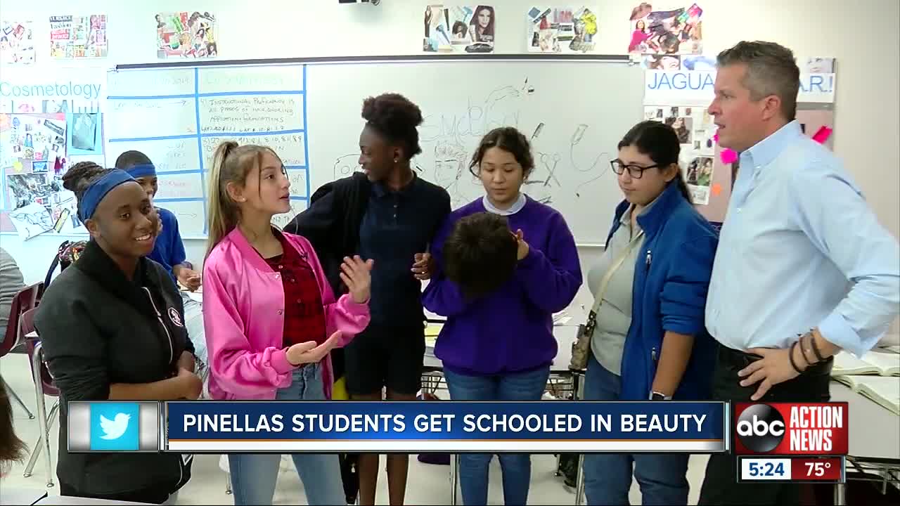 High schoolers embrace new cosmetology course at Lealman Innovation Academy in St. Petersburg