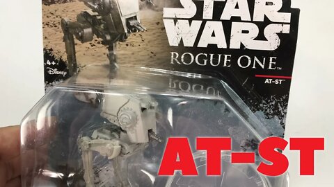 Hot Wheels Star Wars Rogue One AT-ST Vehicle Toy Review