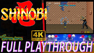 Shinobi (1987) [Arcade] 🕹🔥 Intro + Gameplay (full playthrough)