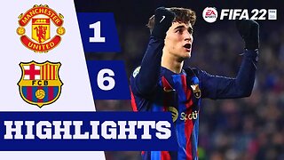 Man United VS FC Barcelona | Highlights FIFA 22