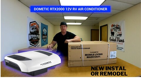 Dometic RTX 2000 Camper Van 12 Volt AC Unit Unboxing and full Installation instructions.