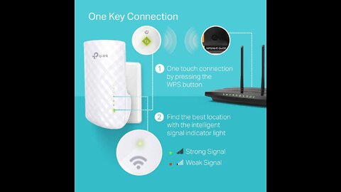 TP-Link AC750 WiFi Extender (RE220), Covers Up to 1200 Sq.ft and 20 Devices, Up to 750Mbps.