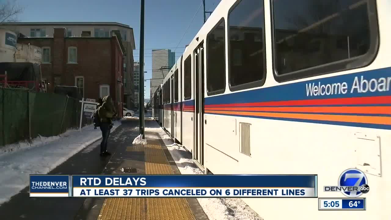 More than two dozen train trips canceled Friday as RTD continues to deal with operator shortage