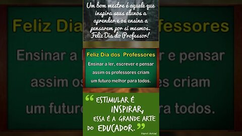 🎓✨ #Feliz Dia dos Professores 2023 - Coletânea de Frases 03 ✨🎓