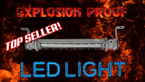 Explosion Proof Low Profile LED Fixture - 5,400 Lumens - Class 1 & 2 Division 1 & 2