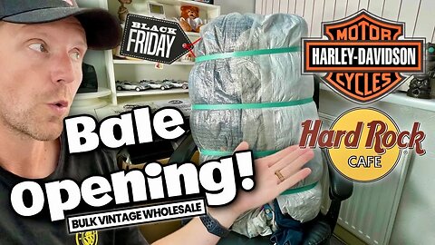 25kg Harley Davidson & Hard Rock Cafe Bale OPENING | Bulk Vintage Wholesale | Bale 4