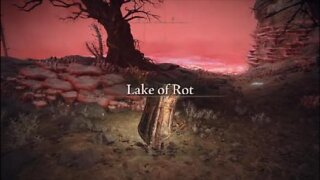 Elden Ring Dragonkin Soldier Boss Battle + Lake of Rot