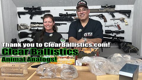 AE22 - Clear Ballistics in the Studio - Ballistics Gel Animal Analogs - Gummy Bear, Rabbit, Squirrel